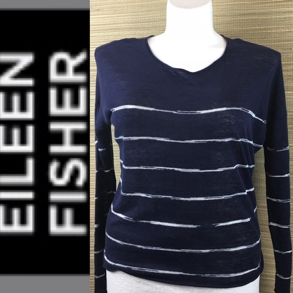 Eileen Fisher Sweaters - EILEEN FISHER 100% Linen  Knit Tunic Sweater